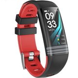 Bratara Fitness iUni G26, Display OLED 0.96 inch, Bluetooth, Pedometru, Notificari, Rosu